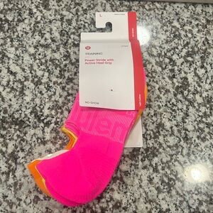 Lululemon Power Stride with Active Heel Grip No-Show Socks